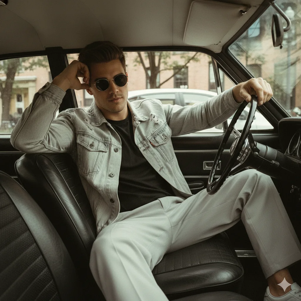 In the Car - AI prompt in category Photography