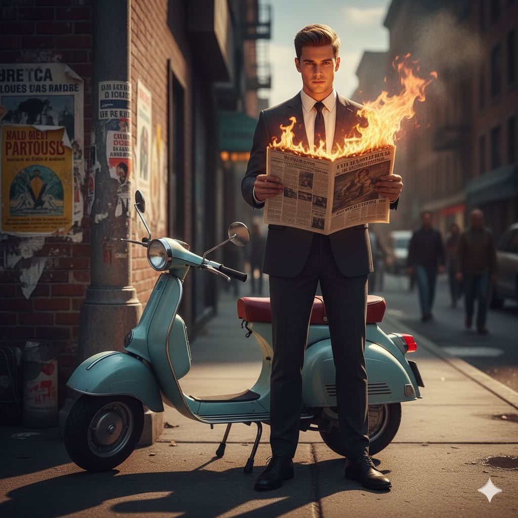 Burn baby - AI prompt in category Cinematic Portrait