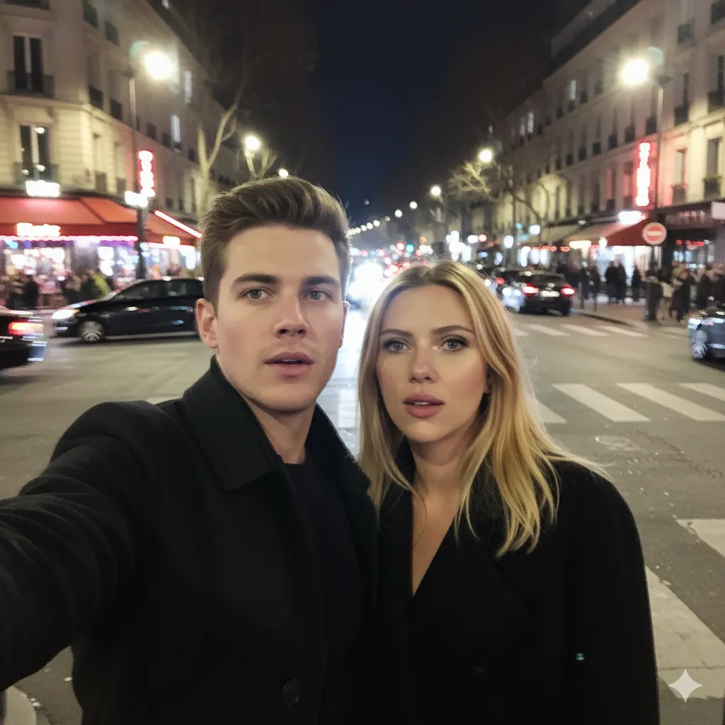 Selfie w Celebrity - AI prompt in category Photography